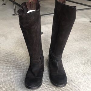 J.O.Y. Suede back zip Boots